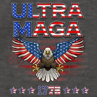 Ultra Mega Eagle 2022, Ultra Maga Tee AMERICAN, FLAG, EAGLE Vector Backpack