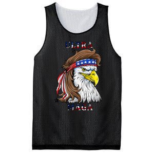 ultra maga eagle mullet merica 4th of july american flag Mesh Reversible Basketball Jersey Tank