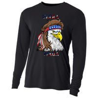 ultra maga eagle mullet merica 4th of july american flag Cooling Performance Long Sleeve Crew