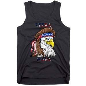 ultra maga eagle mullet merica 4th of july american flag Tank Top