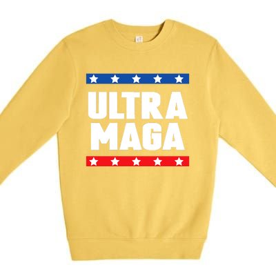 Ultra Maga: Embrace The Trump 2024 Wave Premium Crewneck Sweatshirt