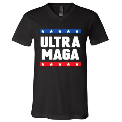 Ultra Maga: Embrace The Trump 2024 Wave V-Neck T-Shirt