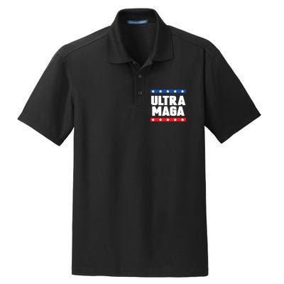 Ultra Maga: Embrace The Trump 2024 Wave Dry Zone Grid Polo