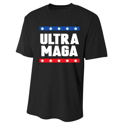 Ultra Maga: Embrace The Trump 2024 Wave Performance Sprint T-Shirt