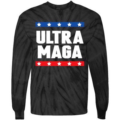 Ultra Maga: Embrace The Trump 2024 Wave Tie-Dye Long Sleeve Shirt