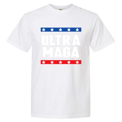 Ultra Maga: Embrace The Trump 2024 Wave Garment-Dyed Heavyweight T-Shirt