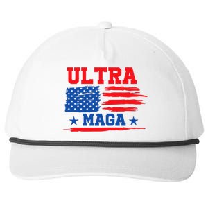 Ultra Maga: Embrace The Trump 2024 Vision Snapback Five-Panel Rope Hat