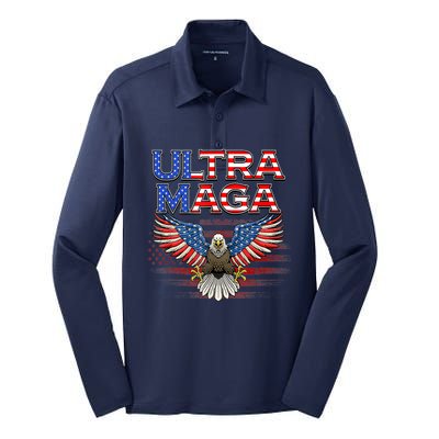 Ultra Mega Eagle 2022 Silk Touch Performance Long Sleeve Polo