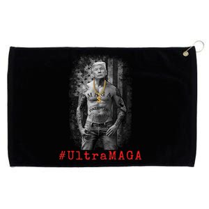 Ultra MAGA Funny Conservative Anti Biden Grommeted Golf Towel