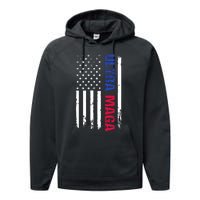 Ultra Maga Flag Performance Fleece Hoodie