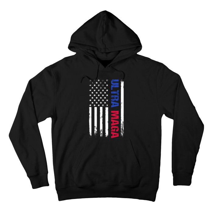 Ultra Maga Flag Hoodie