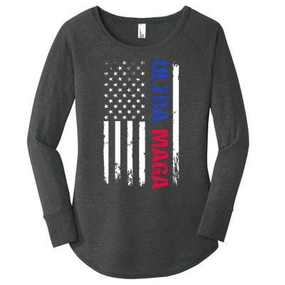 Ultra Maga Flag Women's Perfect Tri Tunic Long Sleeve Shirt