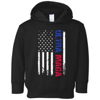 Ultra Maga Flag Toddler Hoodie