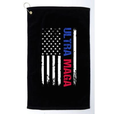 Ultra Maga Flag Platinum Collection Golf Towel