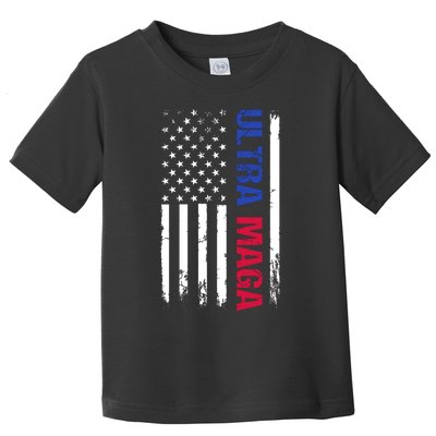 Ultra Maga Flag Toddler T-Shirt