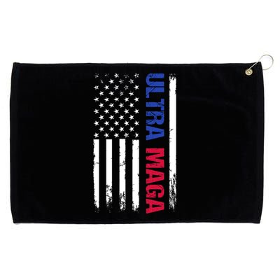 Ultra Maga Flag Grommeted Golf Towel