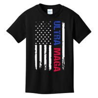 Ultra Maga Flag Kids T-Shirt