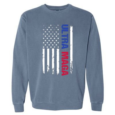 Ultra Maga Flag Garment-Dyed Sweatshirt