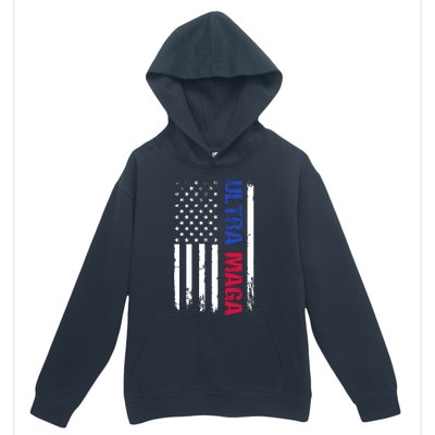 Ultra Maga Flag Urban Pullover Hoodie