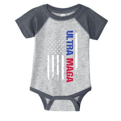 Ultra Maga Flag Infant Baby Jersey Bodysuit