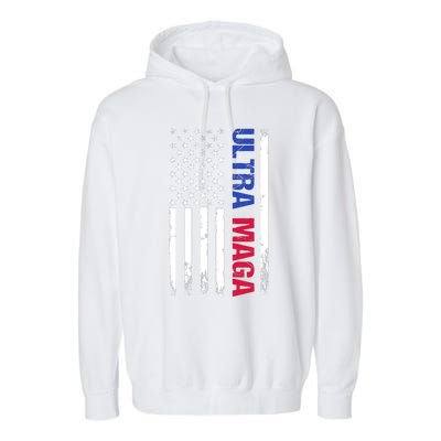 Ultra Maga Flag Garment-Dyed Fleece Hoodie