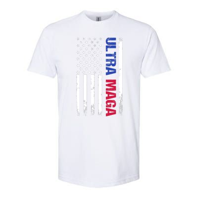 Ultra Maga Flag Softstyle CVC T-Shirt