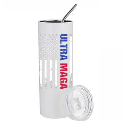 Ultra Maga Flag Stainless Steel Tumbler