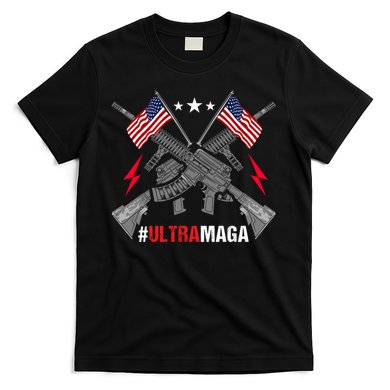 Ultra MAGA Funny Conservative Anti Biden Pro Trump T-Shirt