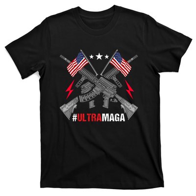 Ultra MAGA Funny Conservative Anti Biden Pro Trump T-Shirt