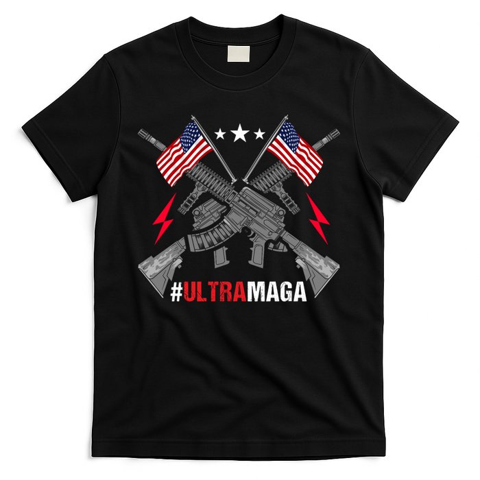 Ultra MAGA Funny Conservative Anti Biden Pro Trump T-Shirt