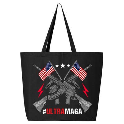 Ultra MAGA Funny Conservative Anti Biden Pro Trump 25L Jumbo Tote