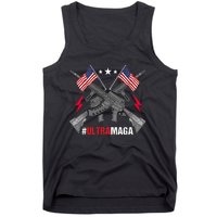 Ultra MAGA Funny Conservative Anti Biden Pro Trump Tank Top