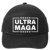 Ultra Maga Funny Anti Joe Biden Proud Ultra Mega 7-Panel Snapback Hat