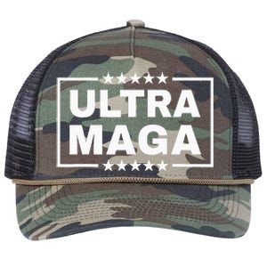 Ultra Maga Funny Anti Joe Biden Proud Ultra Mega Retro Rope Trucker Hat Cap