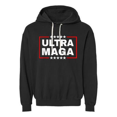 Ultra Mega Funny Anti Joe Biden Garment-Dyed Fleece Hoodie