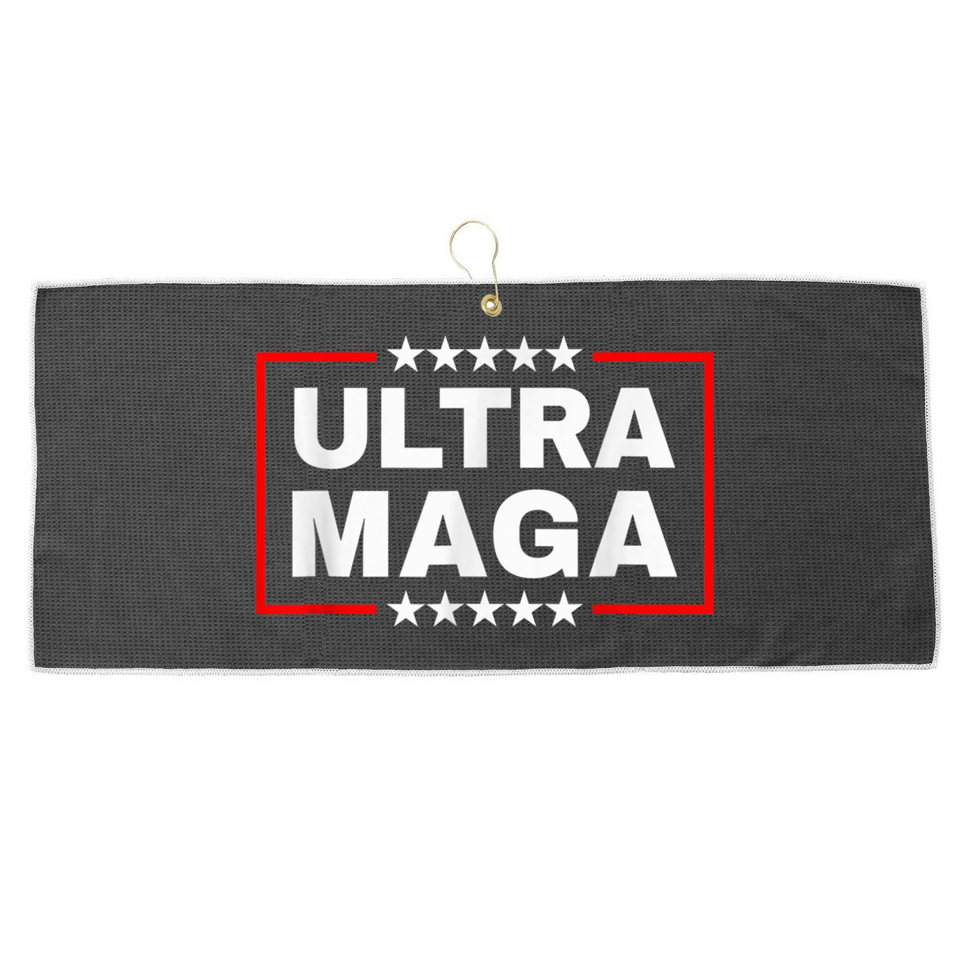 Ultra Mega Funny Anti Joe Biden Large Microfiber Waffle Golf Towel
