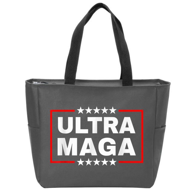 Ultra Mega Funny Anti Joe Biden Zip Tote Bag
