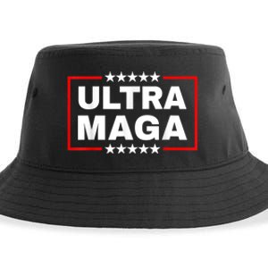 Ultra MAGA Funny Conservative Anti Biden Pro Trump Gift Sustainable Bucket Hat