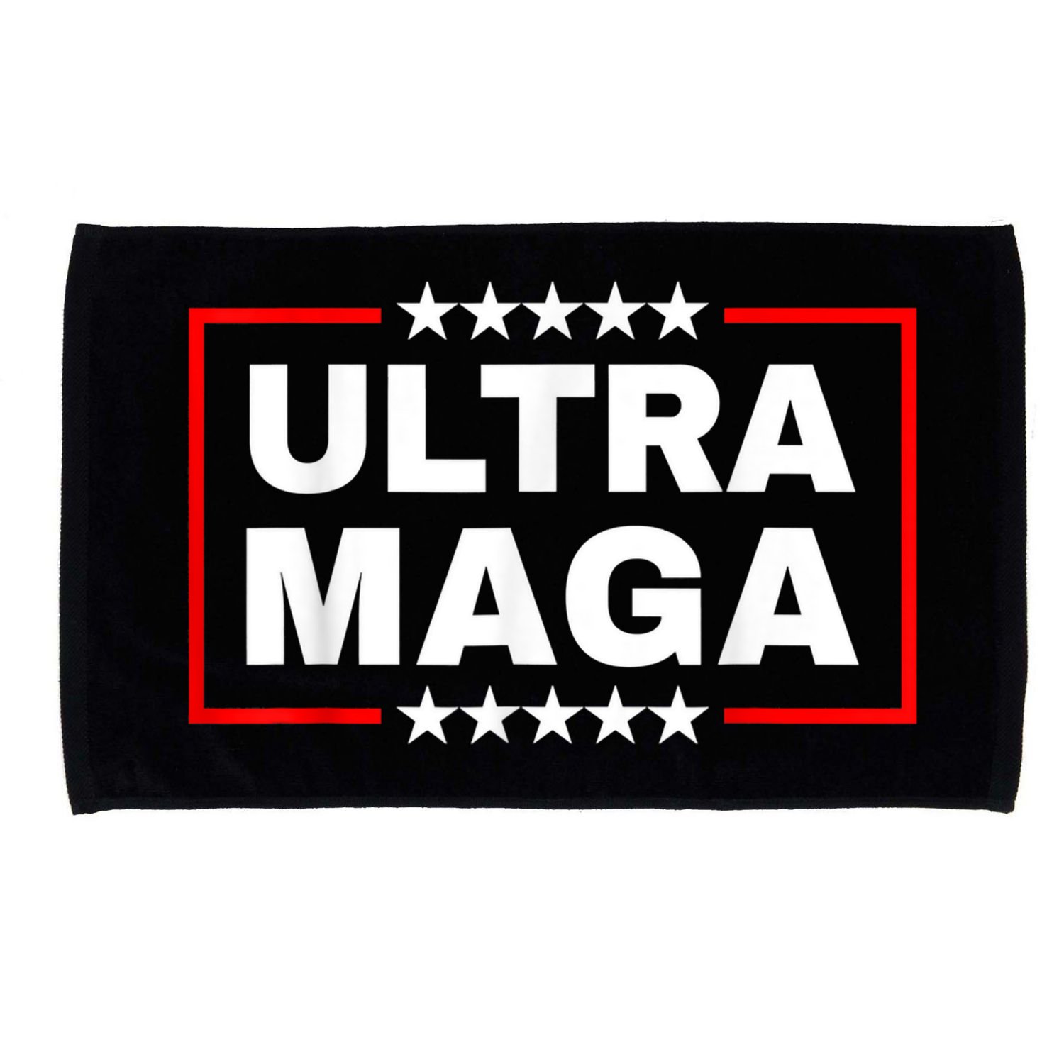 Ultra MAGA Funny Conservative Anti Biden Pro Trump Gift Microfiber Hand Towel