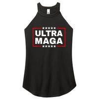 Ultra MAGA Funny Conservative Anti Biden Pro Trump Gift Women's Perfect Tri Rocker Tank