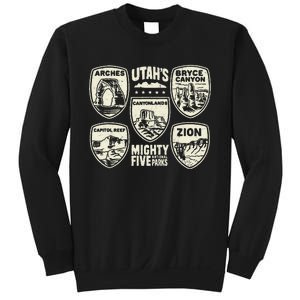 UtahS Mighty Five National Parks Adventure Hiking Sweatshirt