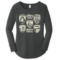 UtahS Mighty Five National Parks Adventure Hiking Women's Perfect Tri Tunic Long Sleeve Shirt