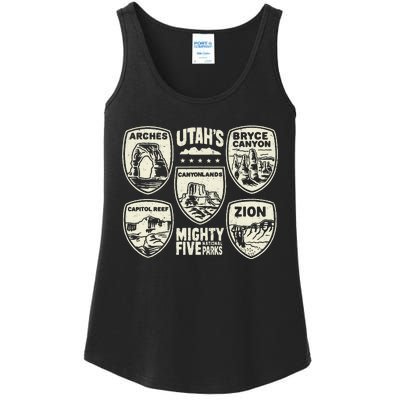 UtahS Mighty Five National Parks Adventure Hiking Ladies Essential Tank