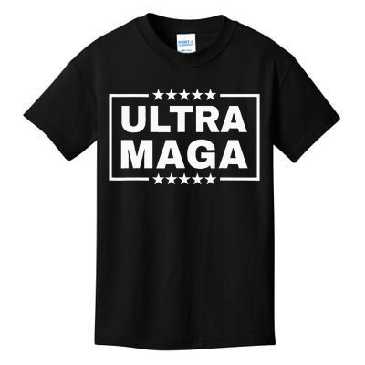 Ultra Maga Funny Anti Joe Biden Proud Ultra Mega Kids T-Shirt