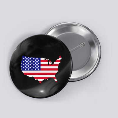 Usa Map Flag Button