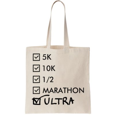 Ultra Marathon Finisher Running Tote Bag