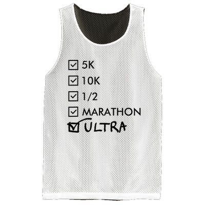 Ultra Marathon Finisher Running Mesh Reversible Basketball Jersey Tank