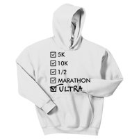 Ultra Marathon Finisher Running Kids Hoodie