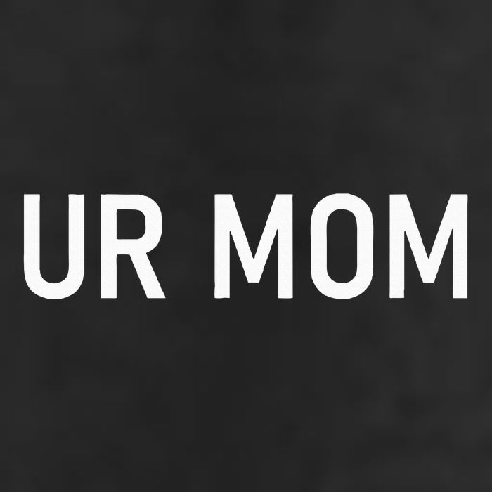 Ur Mom Funny Jokes Sarcastic Sayings 7 Panel Mesh Trucker Snapback Hat