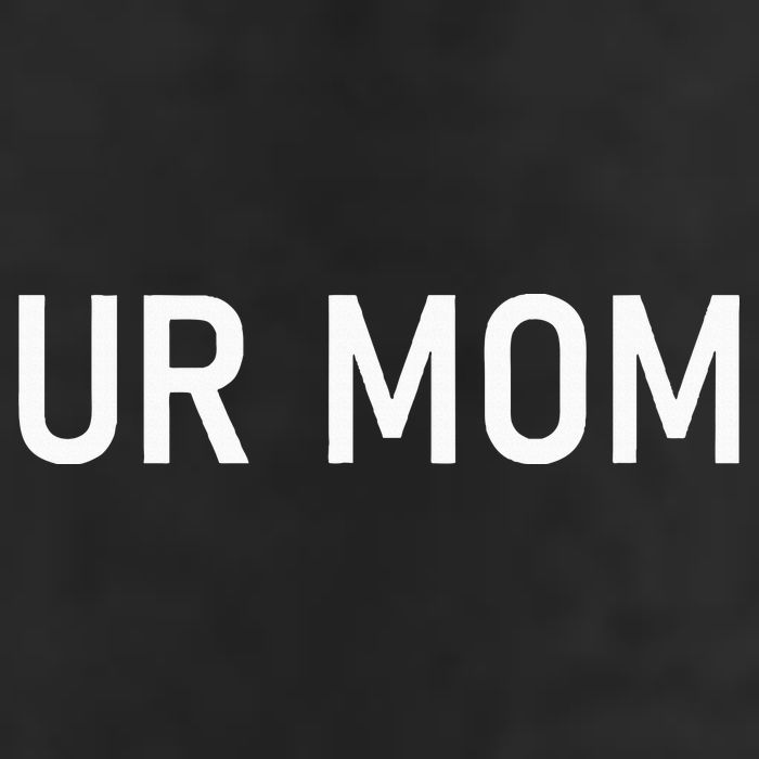 Ur Mom Funny Jokes 7 Panel Mesh Trucker Snapback Hat